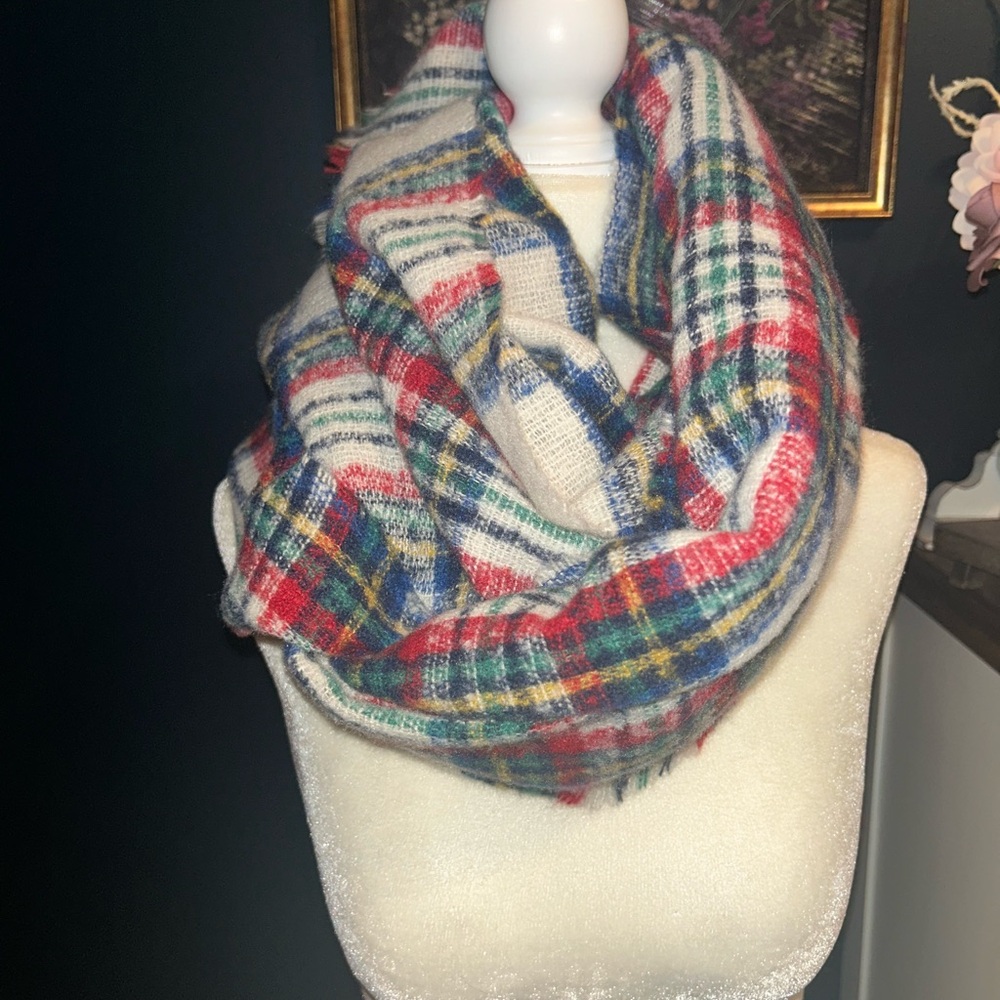 Plaid Multicolor Scarf